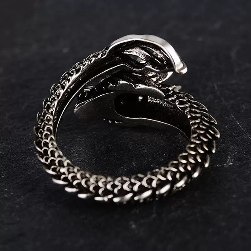 Coiled Dragon Ring