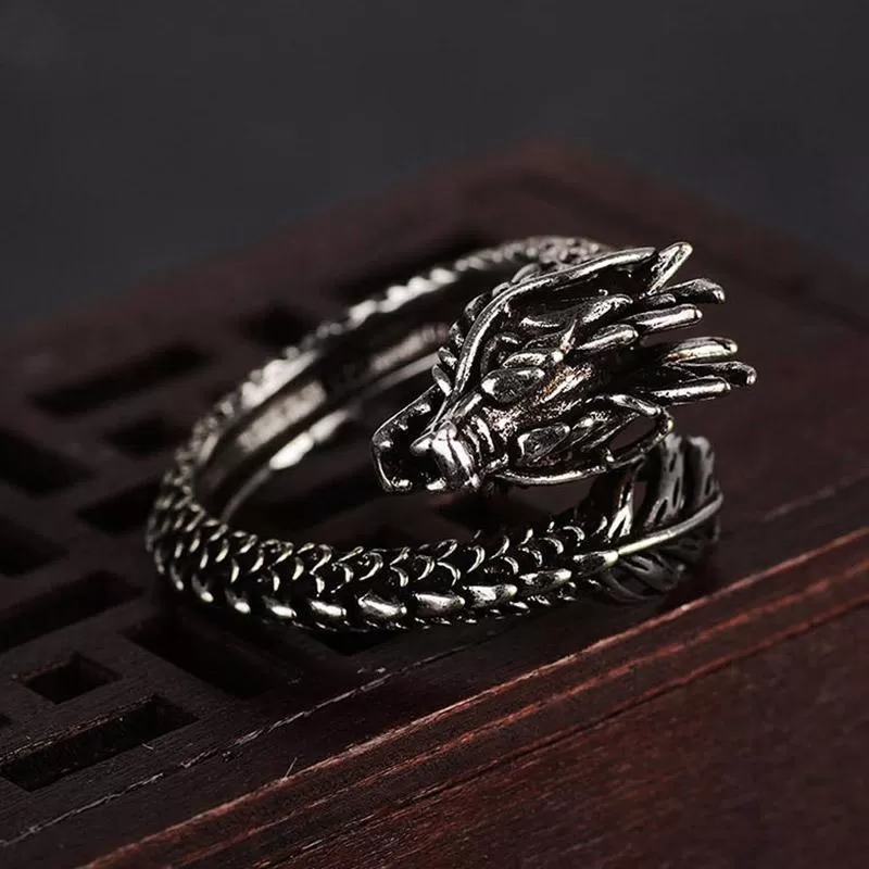 Coiled Dragon Ring