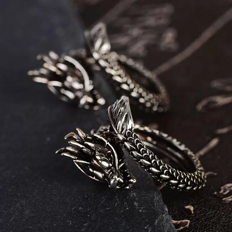 Coiled Dragon Ring