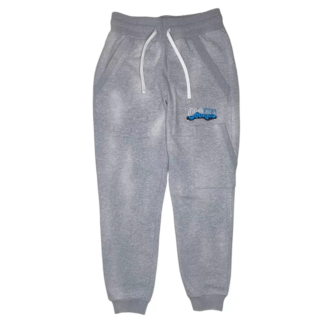 Cookies Upper Echelon Fleece Zipper Pockets Sweatpant (Heather Grey) 1562B6450