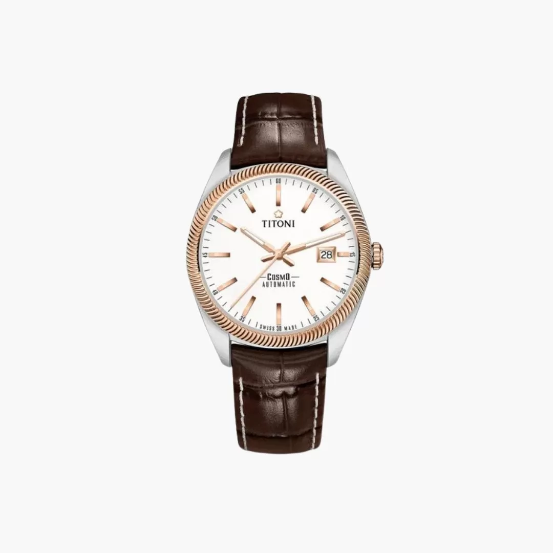 Cosmo Automatic 41Mm White Dial