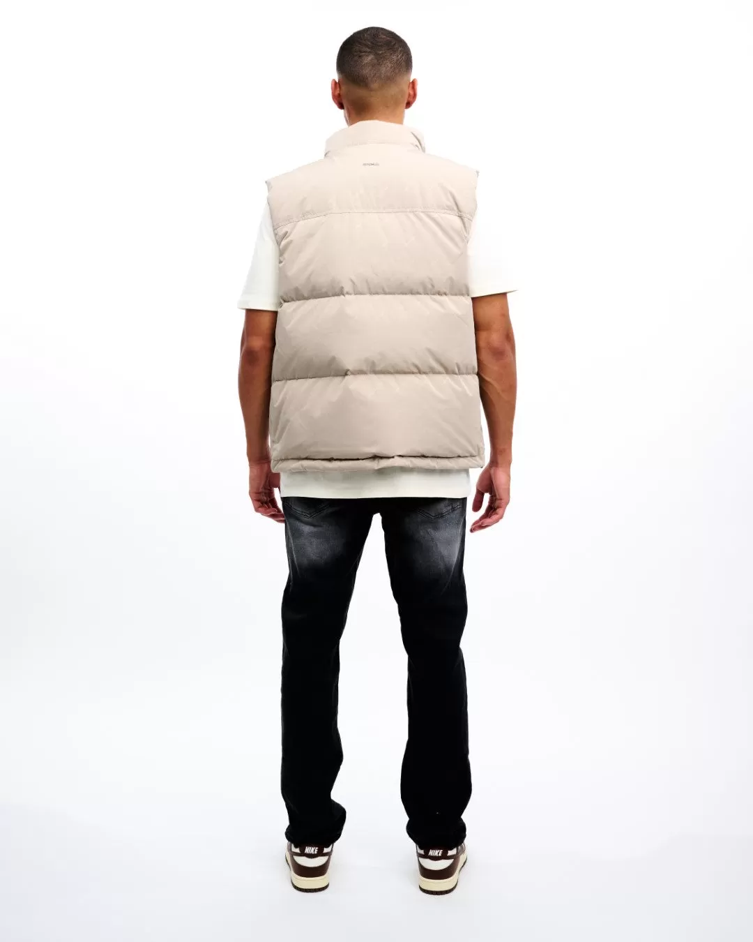 CROYEZ ALLOVER BODYWARMER - VINTAGE KHAKI