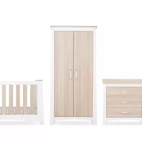 Cuddleco Ada 3 piece Furniture Set - White and Ash