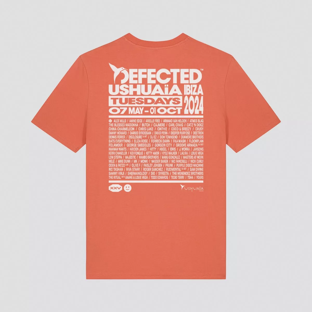 Defected USHUAÏA ‘24 Line Up T-Shirt