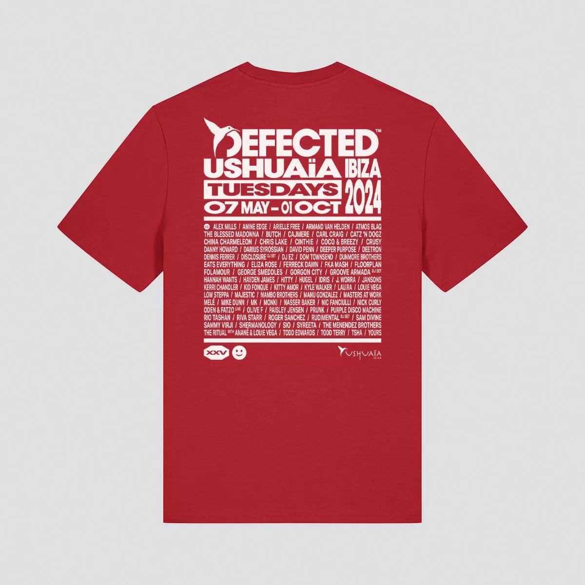 Defected USHUAÏA ‘24 Line Up T-Shirt