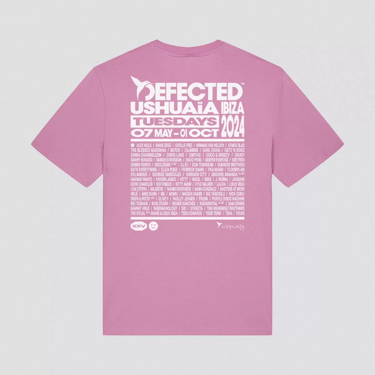 Defected USHUAÏA ‘24 Line Up T-Shirt