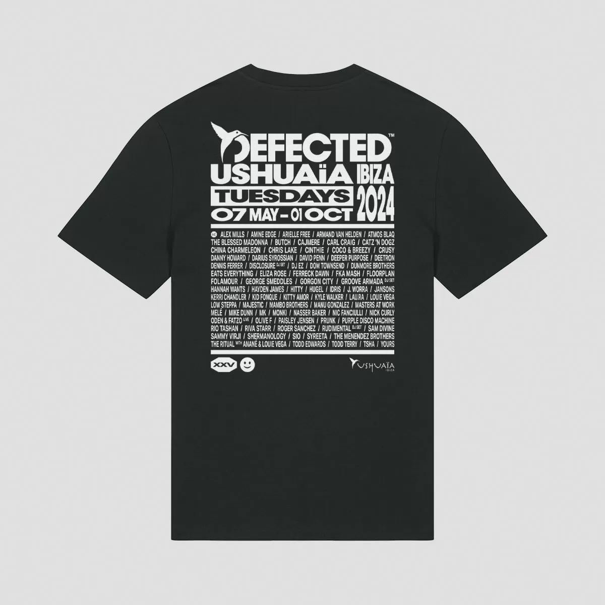 Defected USHUAÏA ‘24 Line Up T-Shirt