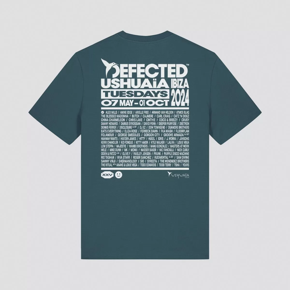 Defected USHUAÏA ‘24 Line Up T-Shirt