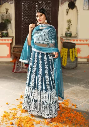 DESIGNER INDIAN HEAVY FANTAM SILK PARTY WEAR