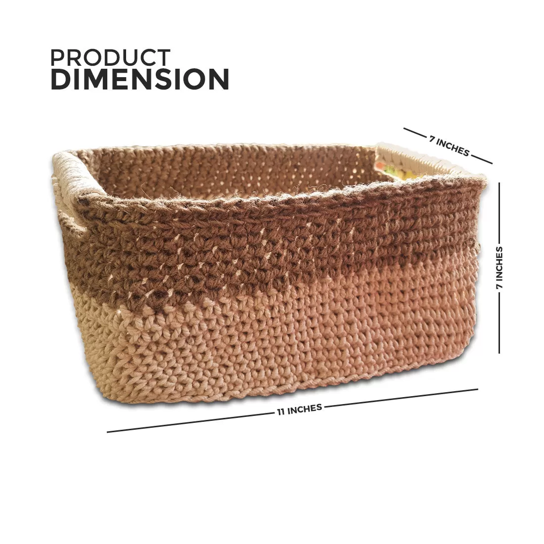 Eco-Friendly Storage Organizer Basket