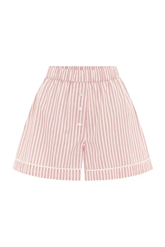 EDIE SHORT - STRAWBERRY STRIPE