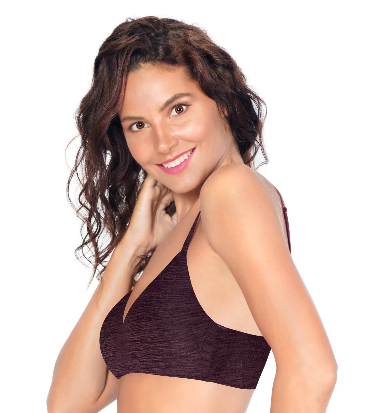 Enamor InvisiBra F084 Seamless Ultra Smoothening with Invisible Edges T-Shirt Bra - Padded Wirefree Medium Coverage - Black