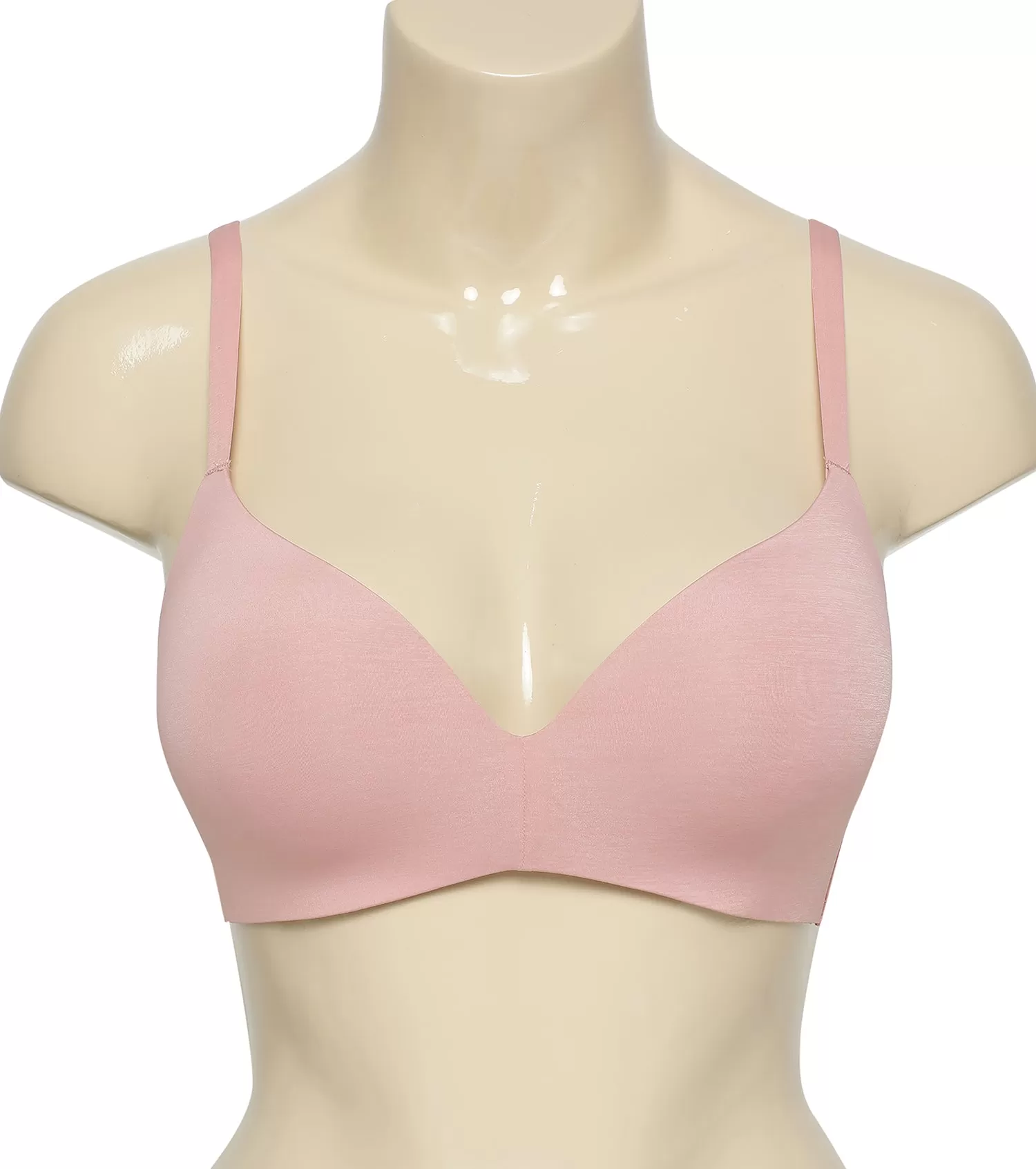 Enamor InvisiBra F084 Seamless Ultra Smoothening with Invisible Edges T-Shirt Bra - Padded Wirefree Medium Coverage - Strawberry Ice