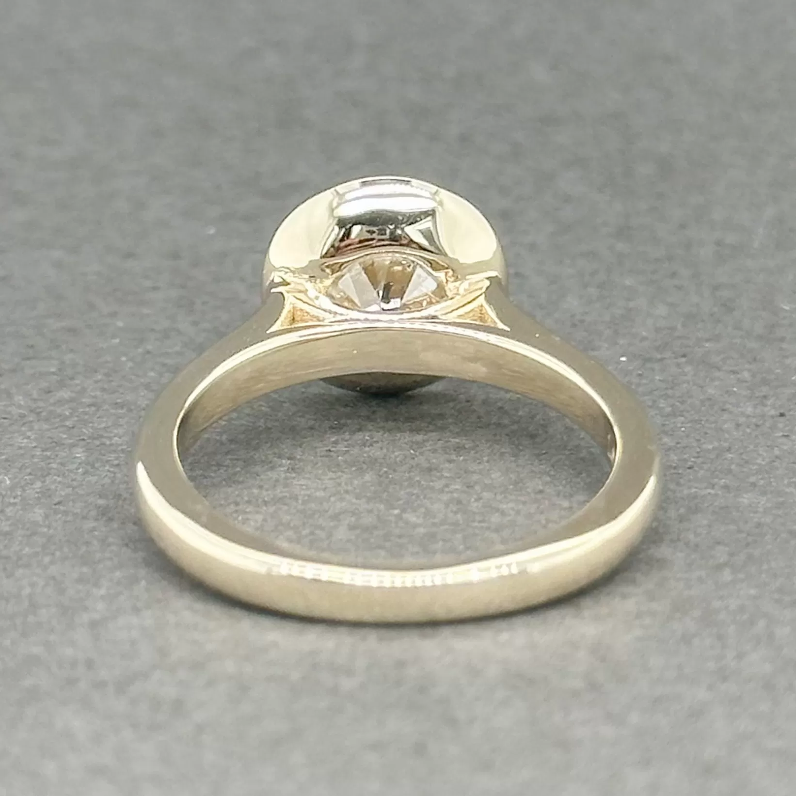 Estate 14K Y Gold 2.01ct F/SI2 Diamond Engagement Ring GIA#1429629177