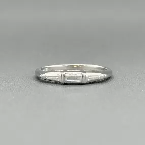 Estate Platinum 0.15ctw G-H/VS1 Diamond Ring