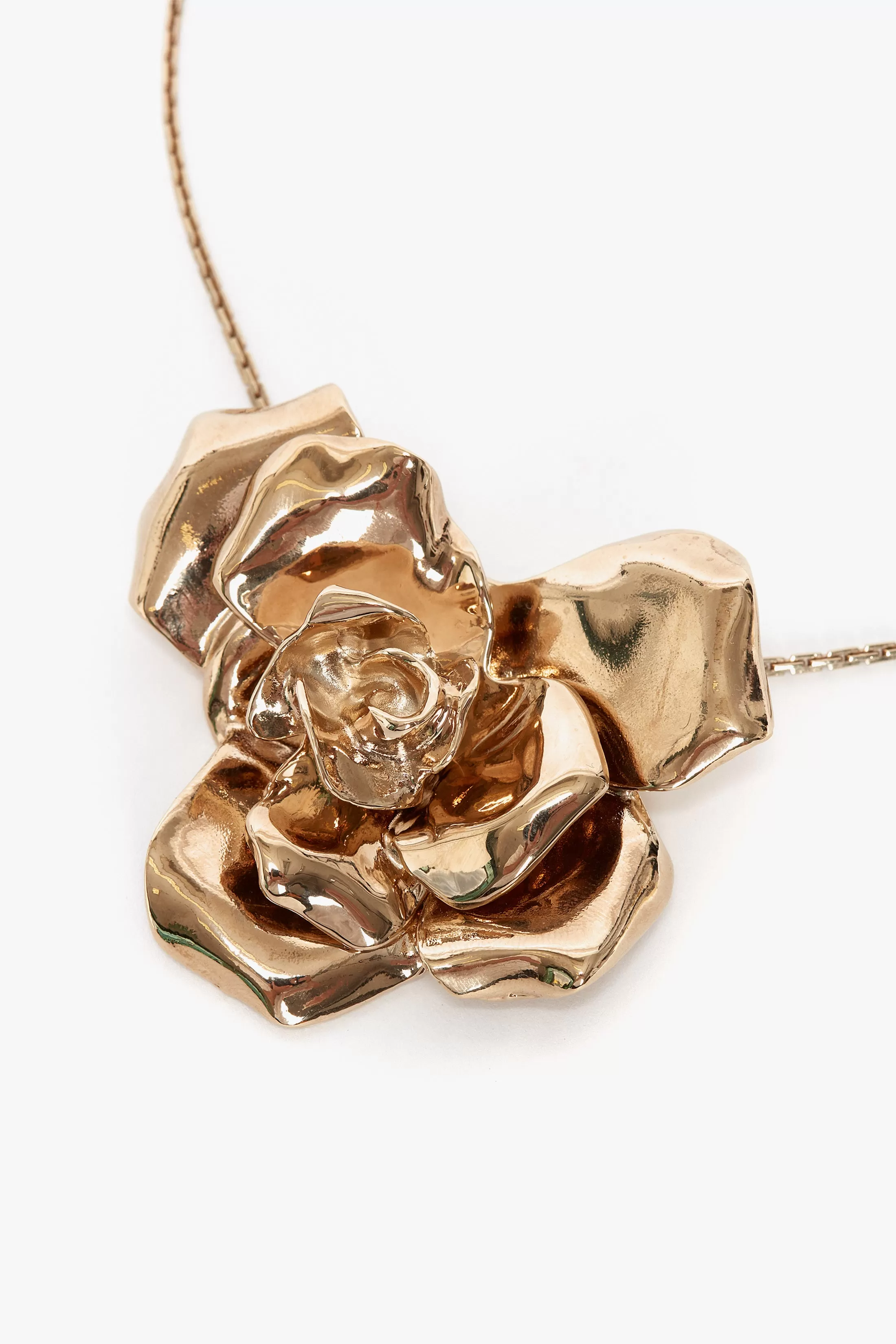 Exclusive Flower Necklace In Gold