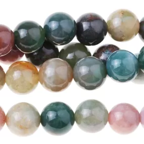 Fancy Jasper 8mm Round - 8-Inch