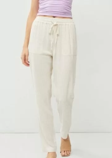 FINAL SALE - Linen Joggers - 3 Colors!