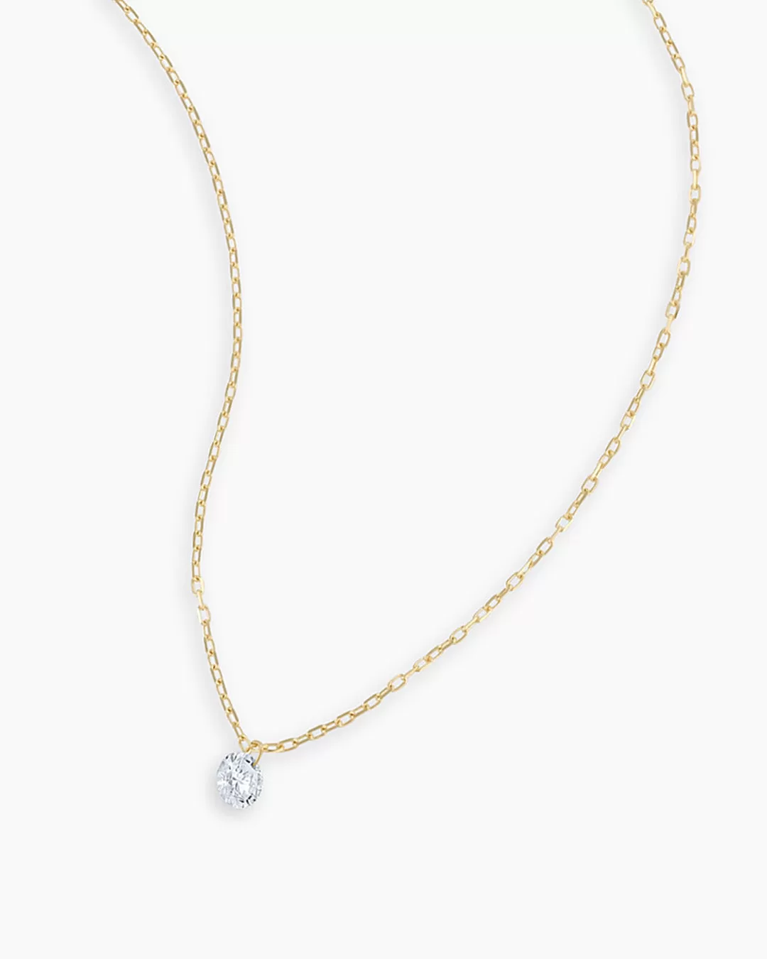 Floating Diamond Necklace