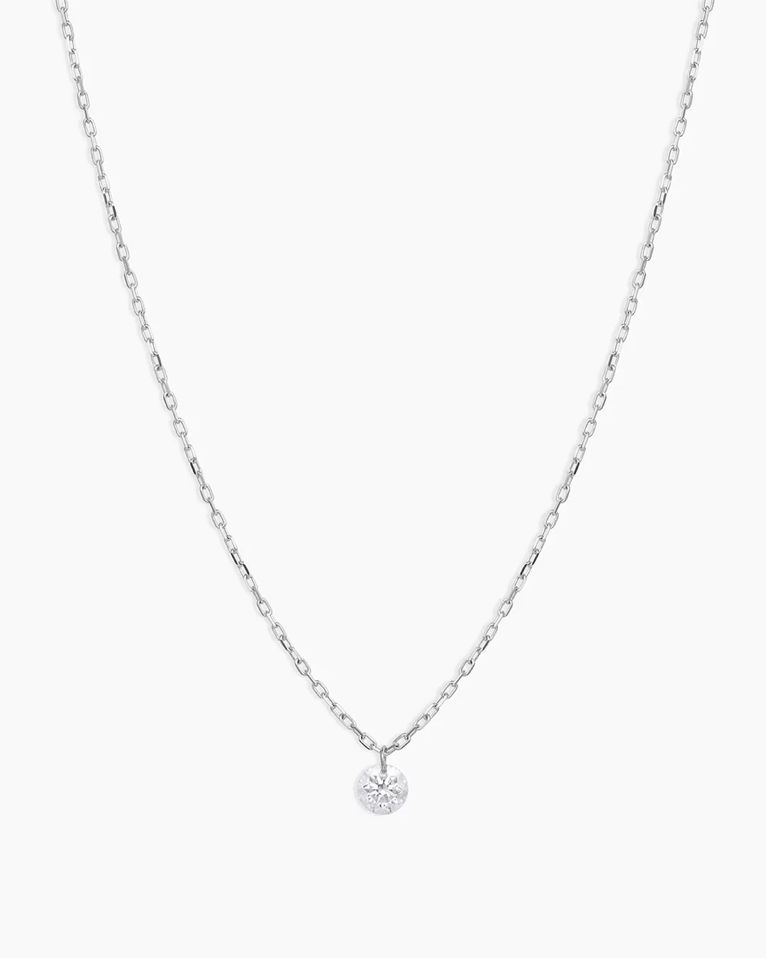 Floating Diamond Necklace