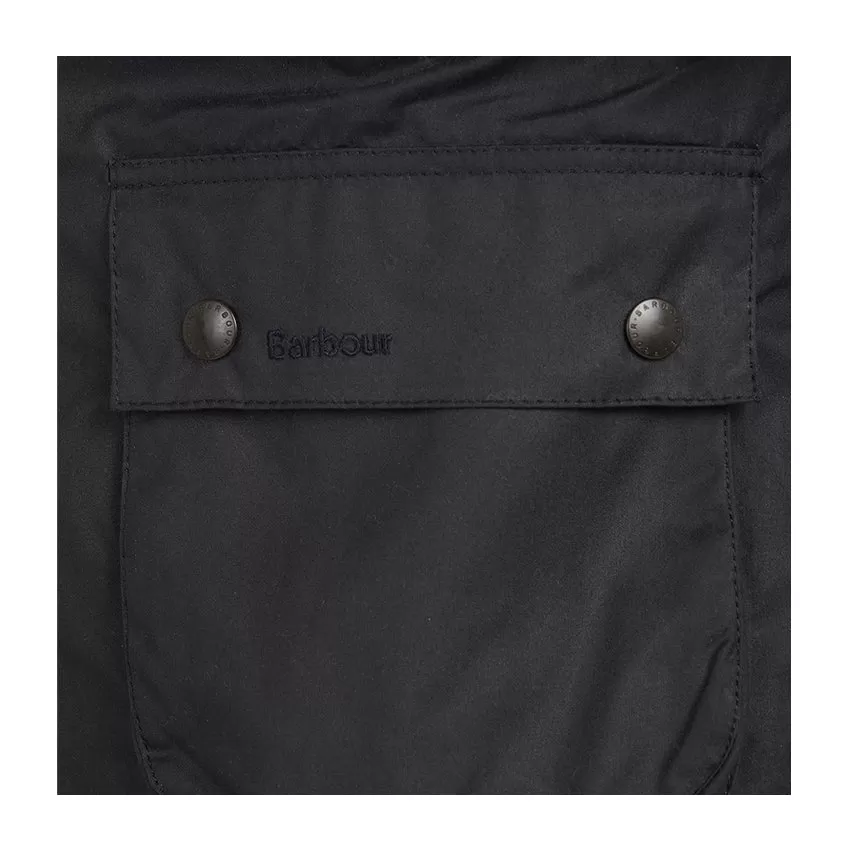 Giubbino Barbour Ashby Wax Blu Navy