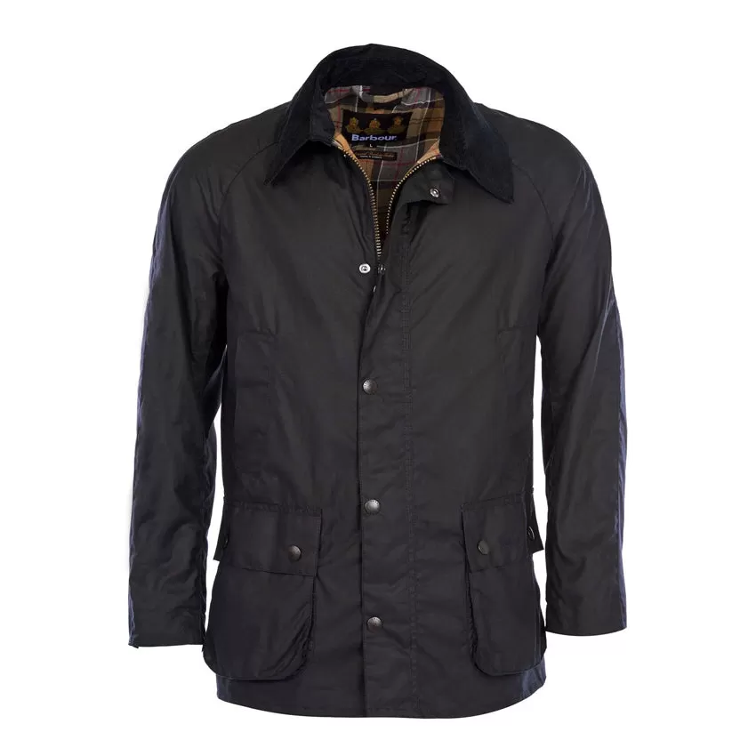 Giubbino Barbour Ashby Wax Blu Navy