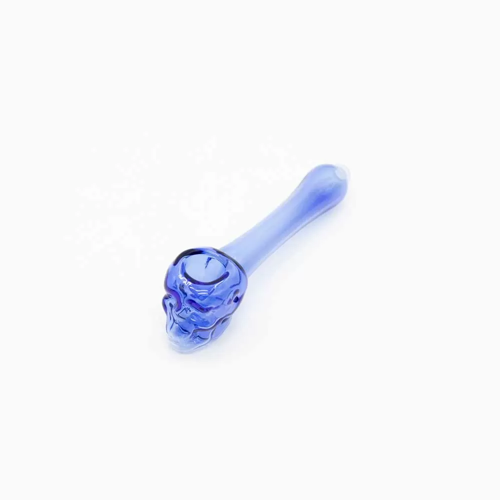 Glass Skull Dry Pipe