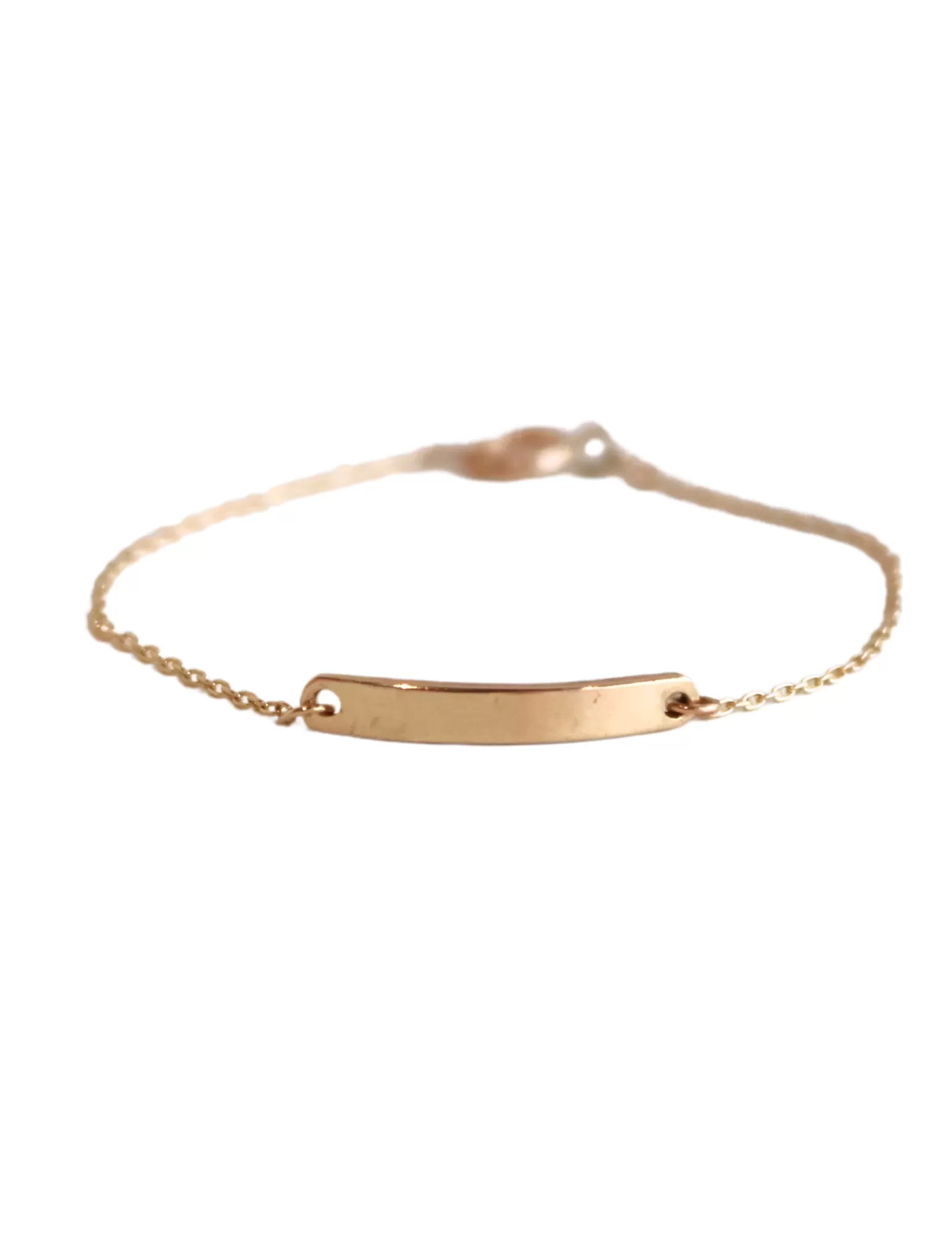 Gold Bar Baby Bracelet