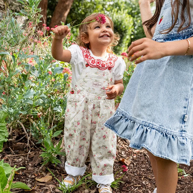 Goldie And Ace Vintage Overall - Strawberry Fields