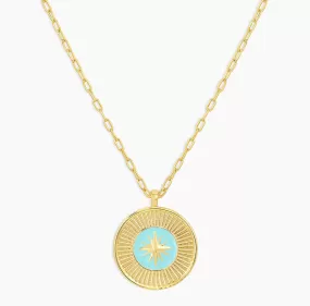 Gorjana Compass Pendant Necklace