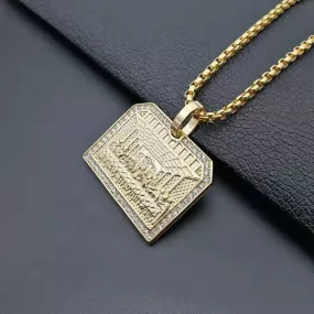 House Shaped The Last Supper Pendant