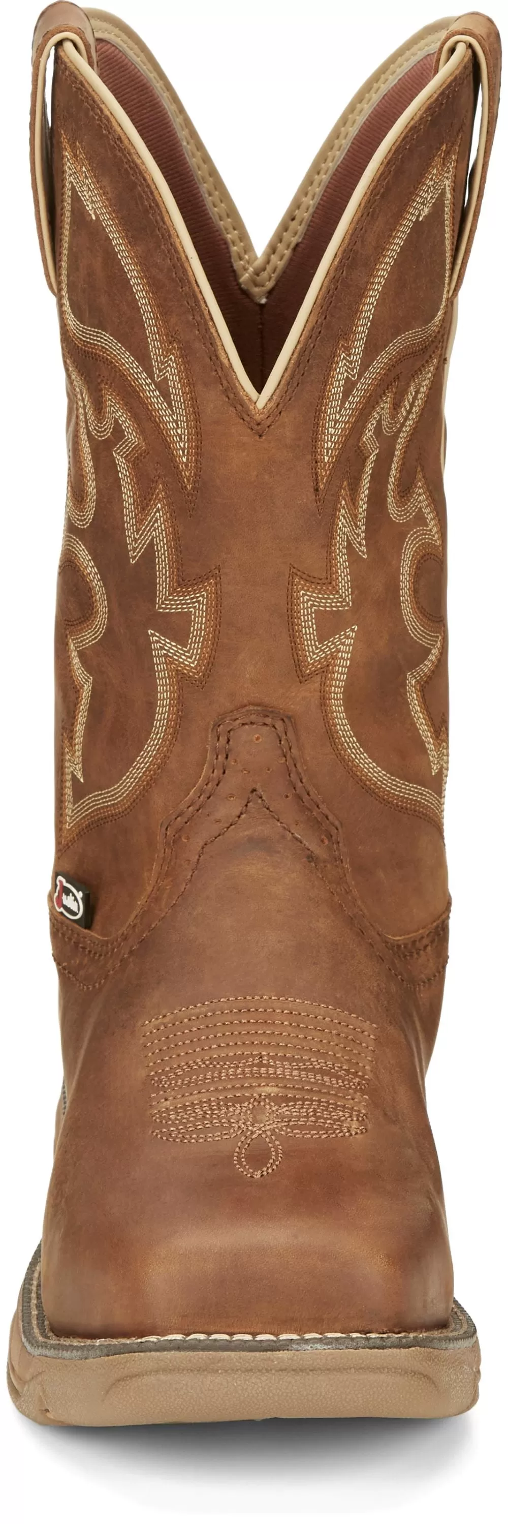 'Justin' Men's 11" Stampede Rush MetGuard EH WP Steel Toe - Rustic Tan