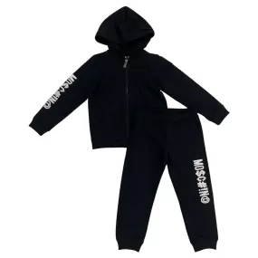 Kids Embroidered Symbols Black Set (HUK02L)