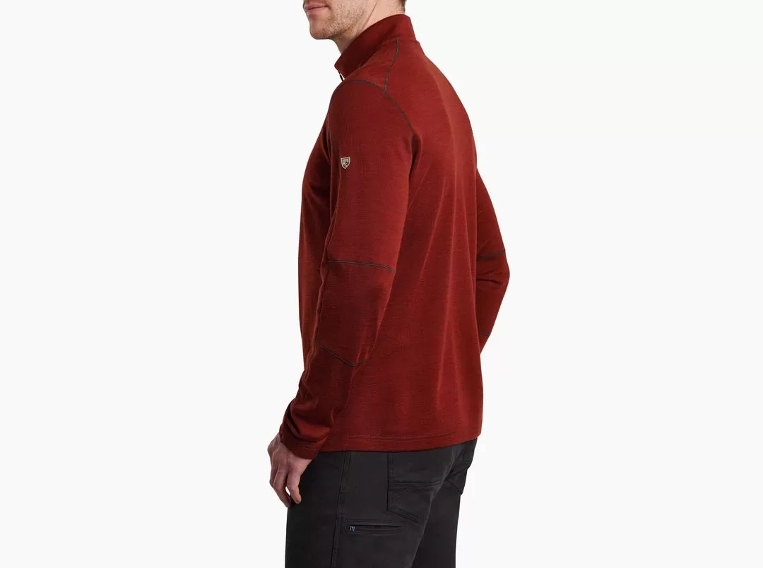 'Kuhl' Men's Invigoratr Merino 1/4 Zip - Cayenne