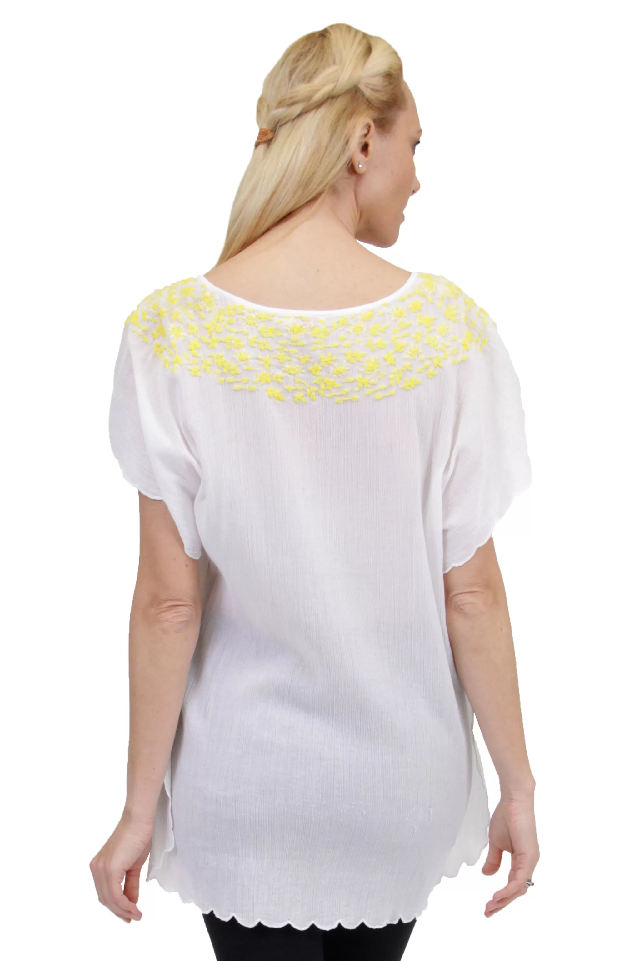 La Cera Hand-Embroidered Cover Up