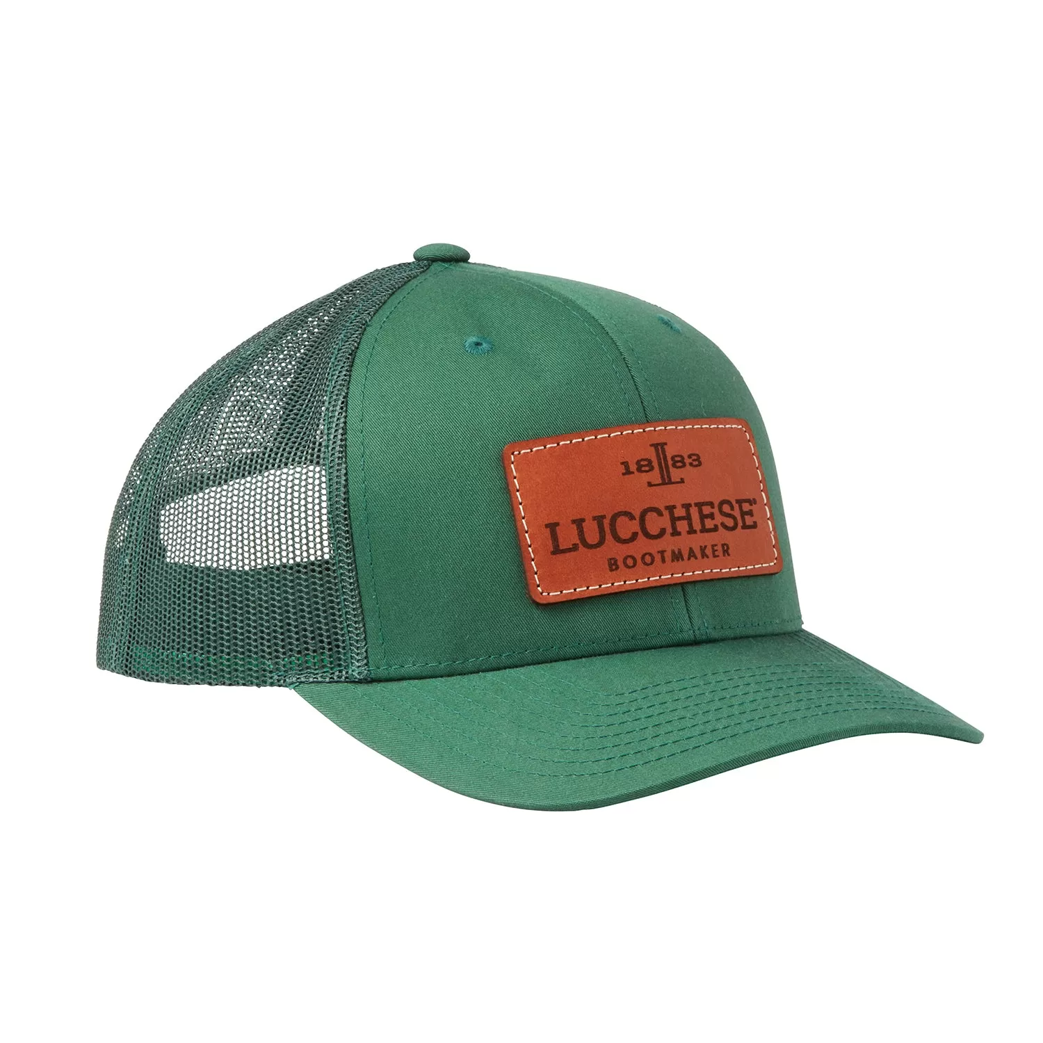 Leather Patch Hat :: Forest