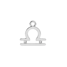 Libra Zodiac Charm | Sterling Silver