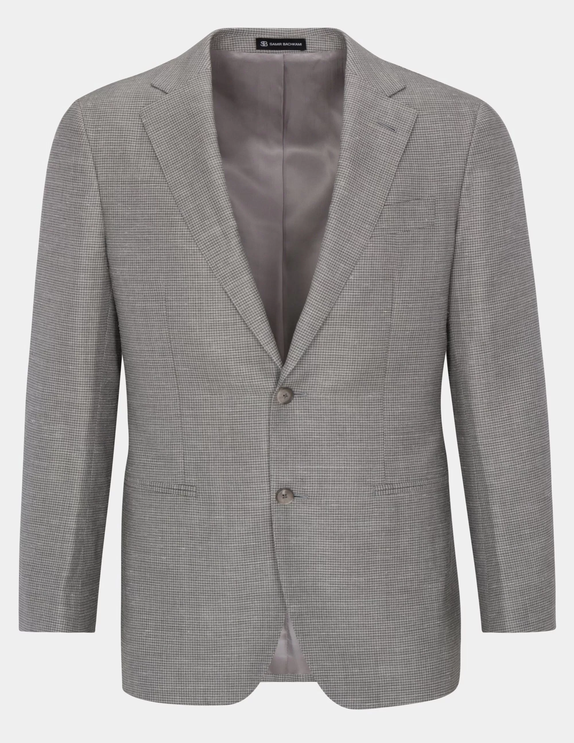 Light Grey Single Breasted Suit