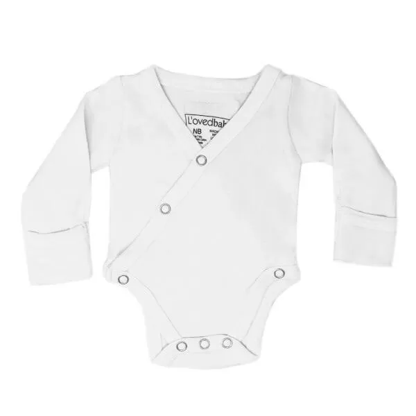 Lovedbaby - Kimono Bodysuit - White