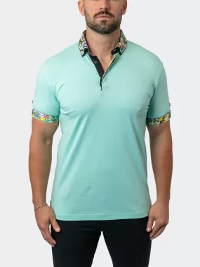 Maceoo Stretch Short-Sleeve Polos | Polo MozartSolid 36 Green