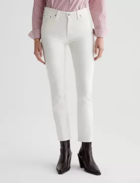 Mari High Rise Slim Straight in powder by AG