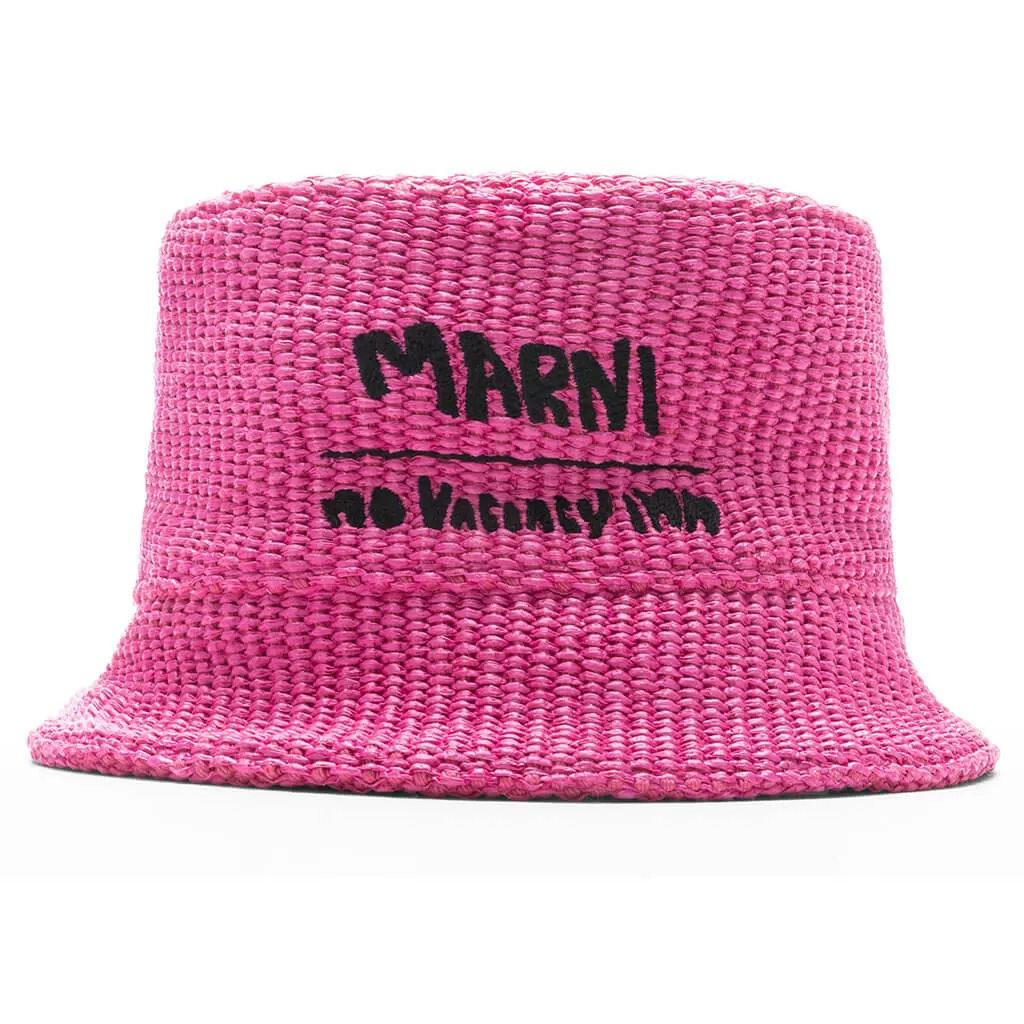 Marni x No Vacancy Inn Bucket Hat - Pink