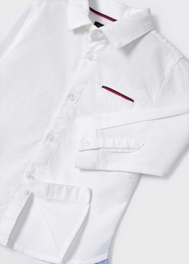 Mayoral Baby L/S Dress Shirt _White 2159-74