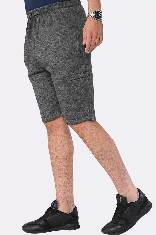 Men Drawcord Side Zipper Plain Shorts [Pack of 8]