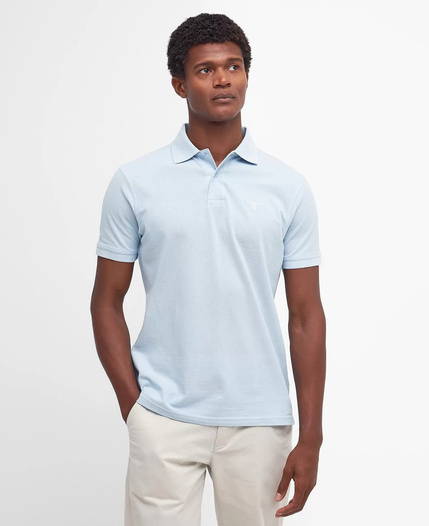 Men's Barbour | Lightweight Sports Polo | Chambray Blue