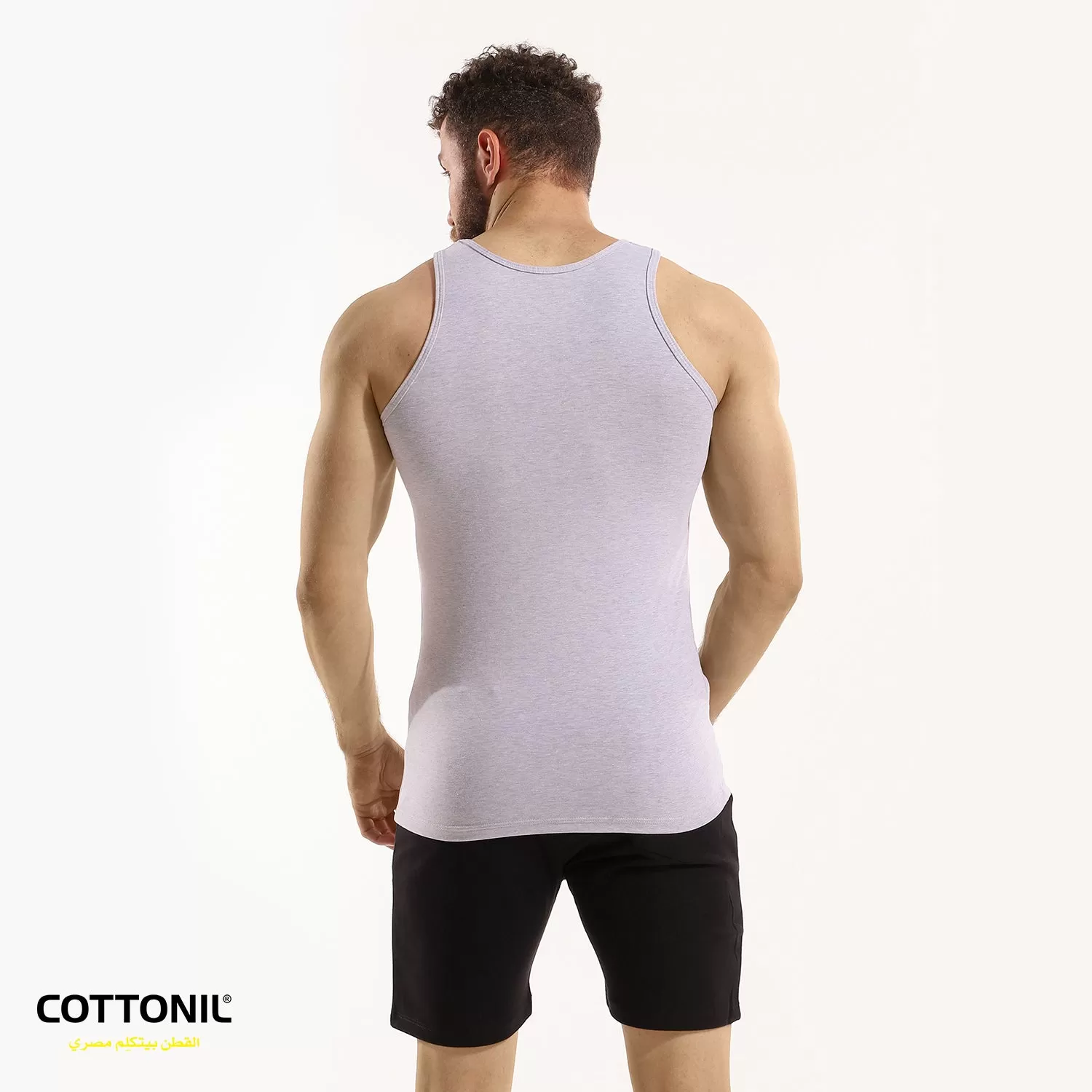 Men's tank top Stretch-Grey