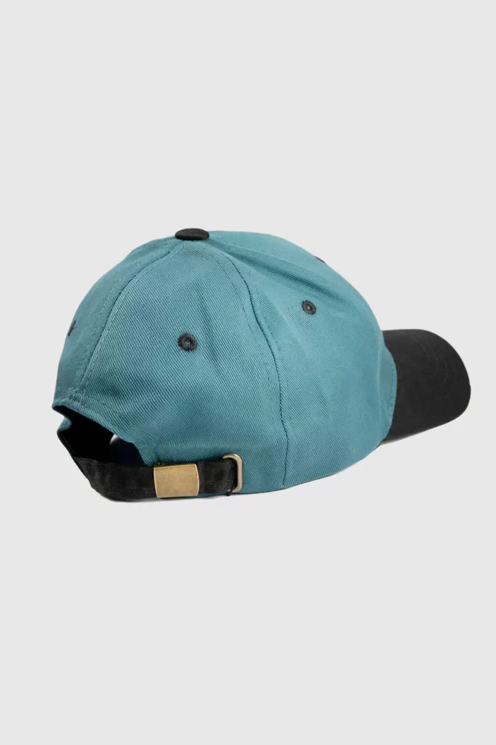 MNDZ Original Embroidered Cap - Teal & Black