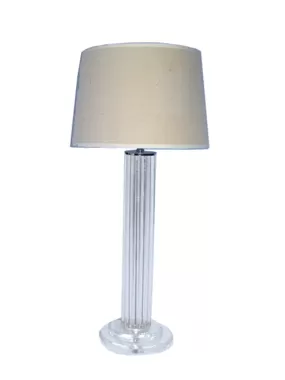 Modern Classical Lucite Column Lamp