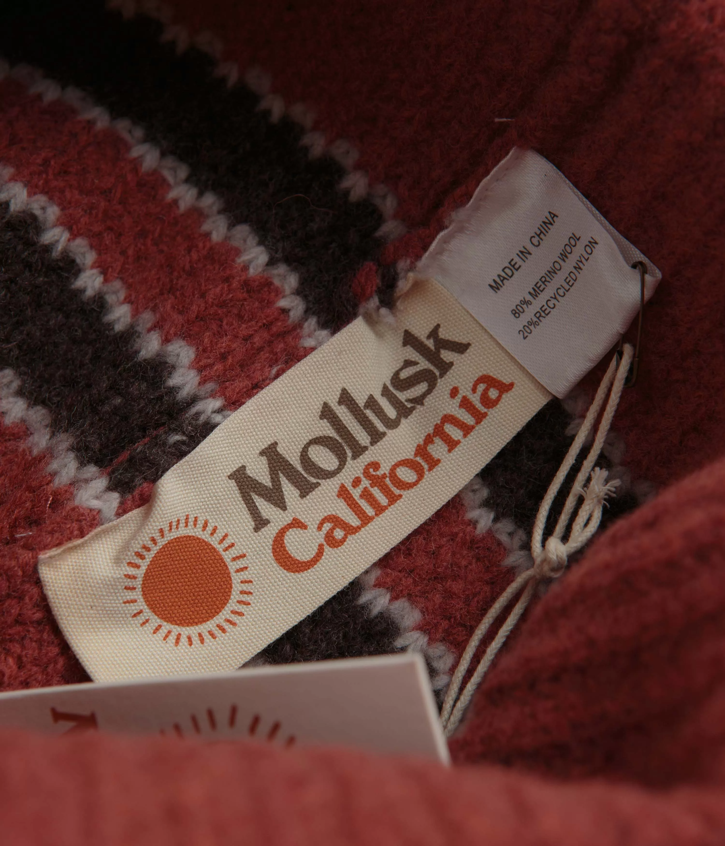 Mollusk County Cork Beanie - Faded Brick