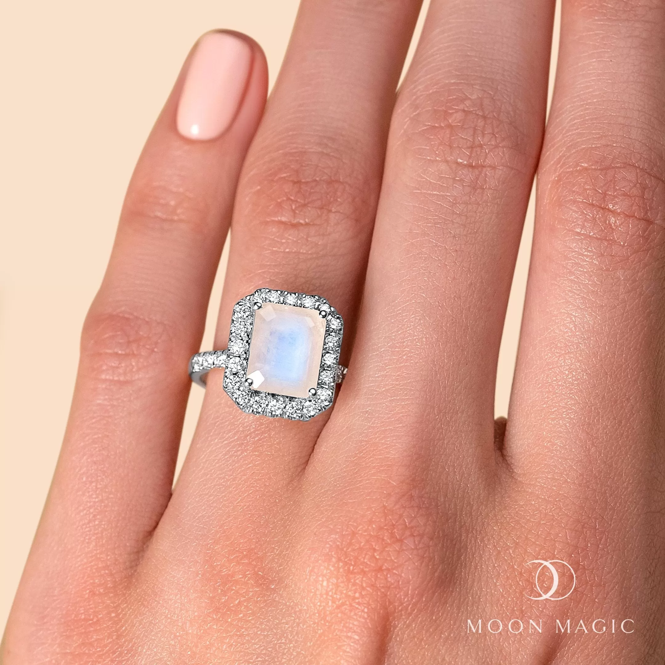 Moonstone Diamond Ring - Lush